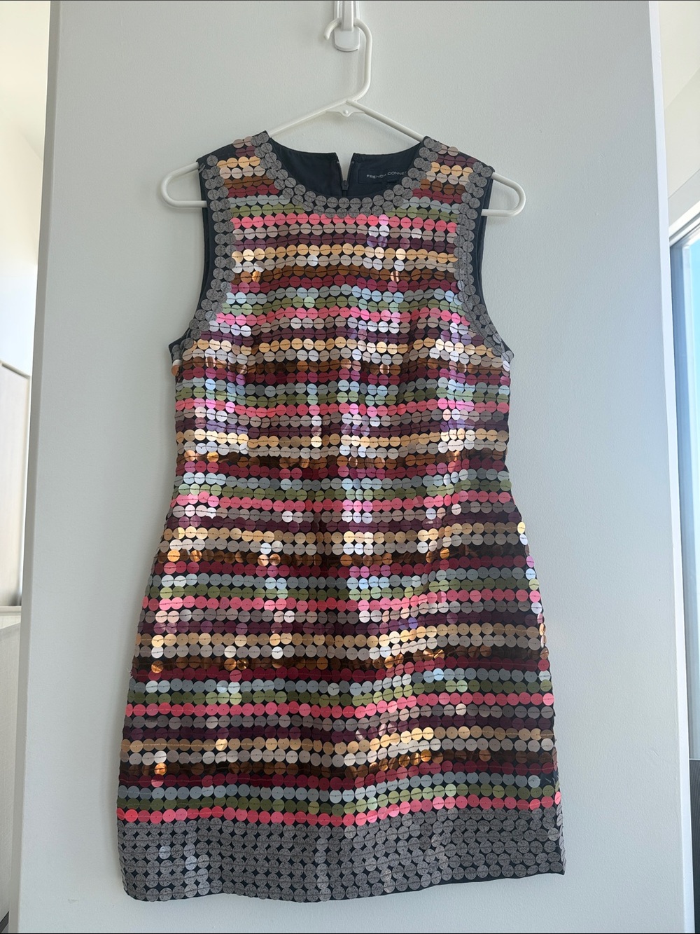 French Connection Multicolor Sequin Sleeveless